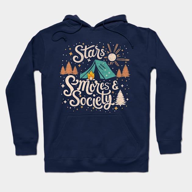 Stars & S'mores Society Hoodie by Tees For UR DAY